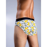 Men's Briefs - Lemon Crush-2XL