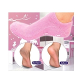 SPA Gel Socks Moisturizing Whitening Exfoliating Treatment Smooth Beauty Reusable Feet Care Silicone Socks(1 Pair) - None