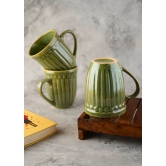 Moss Green Vintage Mug-Set of two