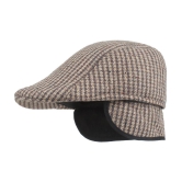 Zacharias - Brown Woollen Men''s Cap ( Pack of 1 ) - Brown