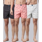 Joven Multi Boxer Shorts Cotton Mens Boxer- ( Pack of 3 ) - None