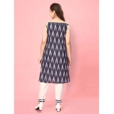 Aarika Navy Blue Cotton Girls Kurti ( Pack of 1 ) - None