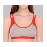 Kiran Enterprises Multicolor Cotton Non Padded Womens Sports Bra ( Pack of 3 ) - None