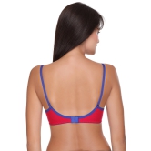 Womens SA-45 Rani Color Padded Non-Wired Seamless T-Shirt Bra with Detachable Straps-38 / C / Pink