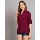 FUNDAY FASHION Women Regular Fit Solid Casual Shirt