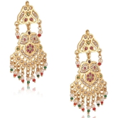 Gilher Present Beautiful Real look Traditional Jadau Earrings for Women And Girl. - Golden