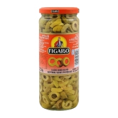 Figaro Olives Pitted Green, 420 Gm