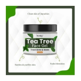 KURAIY Tea Tree Acne& Scar Removal Face Gel Suitable for All Skin Types 100g Pack of 2