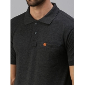 ONN - Charcoal Cotton Blend Regular Fit Mens Polo T Shirt ( Pack of 1 ) - None