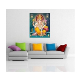 Asmi Collection Beautiful God Ganesha Self Adhesive Wall Sticker ( 72 x 60 cms )