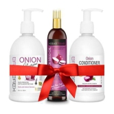 Kayamaya Onion Hair Oil+ Shampoo+Conditioner 700 ml Pack of 3