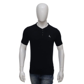 Mens  Cotton Indian Ink Solids Henly T-Shirt