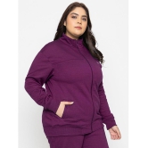 YHA Fleece Women''s Zippered Sweatshirt ( Purple ) - None