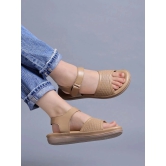 Shoetopia Beige Womens Flats - None