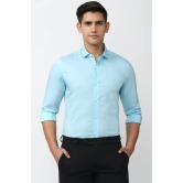 Men Blue Super Slim Fit Formal Full Sleeves Formal Shirt