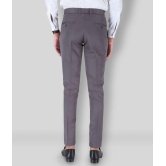 SREY - Grey Polycotton Slim - Fit Men's Chinos ( Pack of 2 ) - None