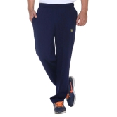 Vimal Jonney Navy Blue Cotton Blend Trackpant - M