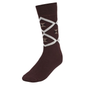 Creature Brown Formal Mid Length Socks - Brown