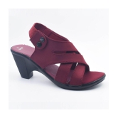 Dream Makers - Red Womens Sandal Heels - None