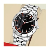 Septem Silver Stainless Steel Analog Mens Watch