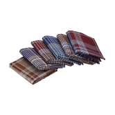 THRIFTKART Multi Cotton Mens Handkerchief ( Pack of 6 ) - Multi