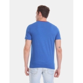 Aeropostale - Cotton Regular Fit Blue Men's T-Shirt ( Pack of 1 ) - None