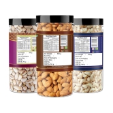 YUM YUM Premium Jumbo Almond (500g) Pista (500g) and Cashew (500g) 1.5kg Dry Fruits Combo Pack- Almonds, Cashews, Pistachios  (3 x 500 g)