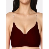 IN CARE LINGERIE Pack of 1 Cotton Blend Heavily Padded Womens Push Up Bra ( Maroon ) - None