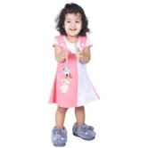 NammaBaby - Pink Cotton Blend Baby Girl Frock ( Pack of 1 ) - None