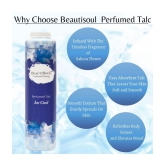 Beautisoul Talcum Powder Cherry Blossom and Ice Cool Talc Talc 200 gm Pack of 2