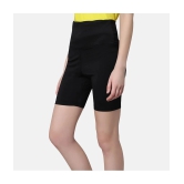 Omtex Black Polyester Solid Shorts - Single - None