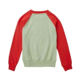 Cub McPaws Boys Regular Fit Cotton Crew Neck Fashion Sweatshirt, Green - None