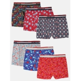 Lux Cozi - Multicolor Cotton Boys Trunks ( Pack of 6 ) - None