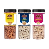 YUM YUM Dry Fruits Combo Pack 750g (Almonds 250g,Cashew 250g,Pista 250g) Jar Each