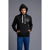 Devil Printed Black Hoodie for Men S