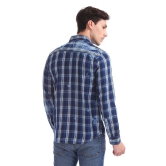 Cherokee 100 Percent Cotton Blue Checks Shirt - None