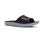 KHADIM - Black Rubber Slide Flip flop - None