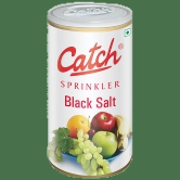 Catch Black Salt Sprinklers - Adds Flavour & Aroma, 200 G Can