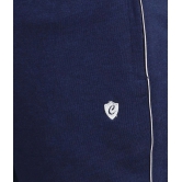 NEUVIN - Navy Cotton Mens Trackpants ( Pack of 1 ) - XL