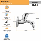 Aqua Nozzle Bib Tap Brass Faucet- by Ruhe®