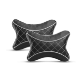 Auto Hub Neck Cushions Set of 4 Black