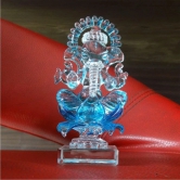 THE ALLCHEMY Glass Ganesha, Gifting Ganesha Statue (Blue)