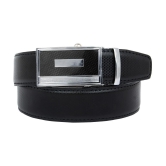 Zacharias - Black Leather Mens Reversible Belt ( Pack of 1 ) - None