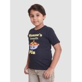 Neo Garments - Navy Blue Cotton Boys T-Shirt ( Pack of 1 ) - None