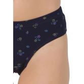 Dollar Multi Color Womens Panty Cotton Printed Womens Hipster ( Pack of 3 ) - None