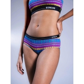 Women's Hipster Briefs - Botswana Blues-L