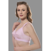 Madam - Pink Cotton Blend Non Padded Womens Minimizer Bra ( Pack of 1 ) - None