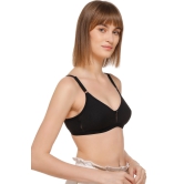 Sona WomenS M1020 Black Non Padded Soft Fabric Everyday T-Shirt Bra-40 / B / Black