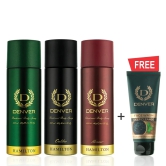 Hamilton 200ml, Caliber 200ml, Honour 200ml + FREE Face wash Deep Cleanse 50gm (Pack of 4)