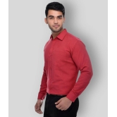 DESHBANDHU DBK - Red Cotton Regular Fit Mens Formal Shirt (Pack of 1) - None